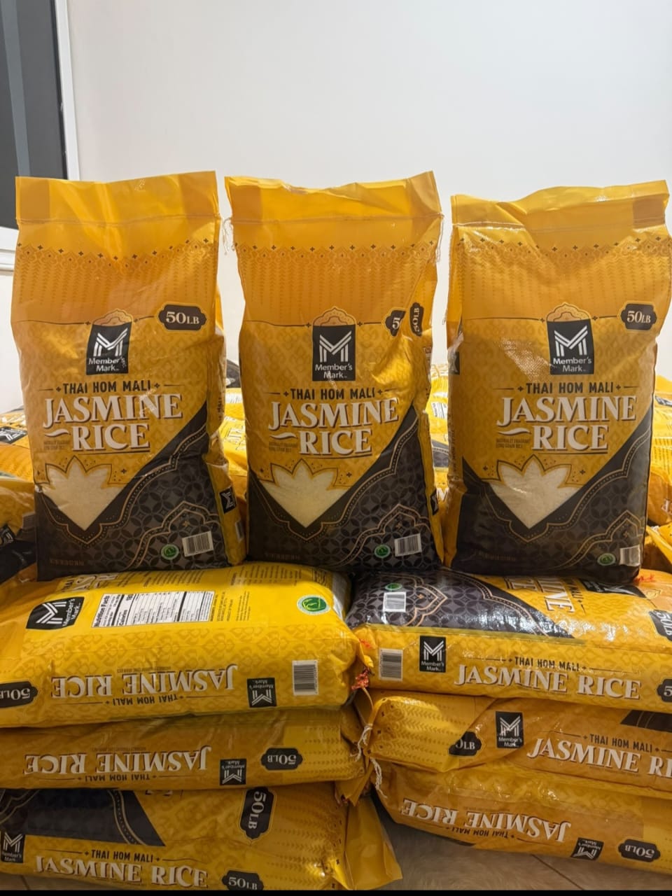 Members Mark Jasmine rice 25lb, 50lb