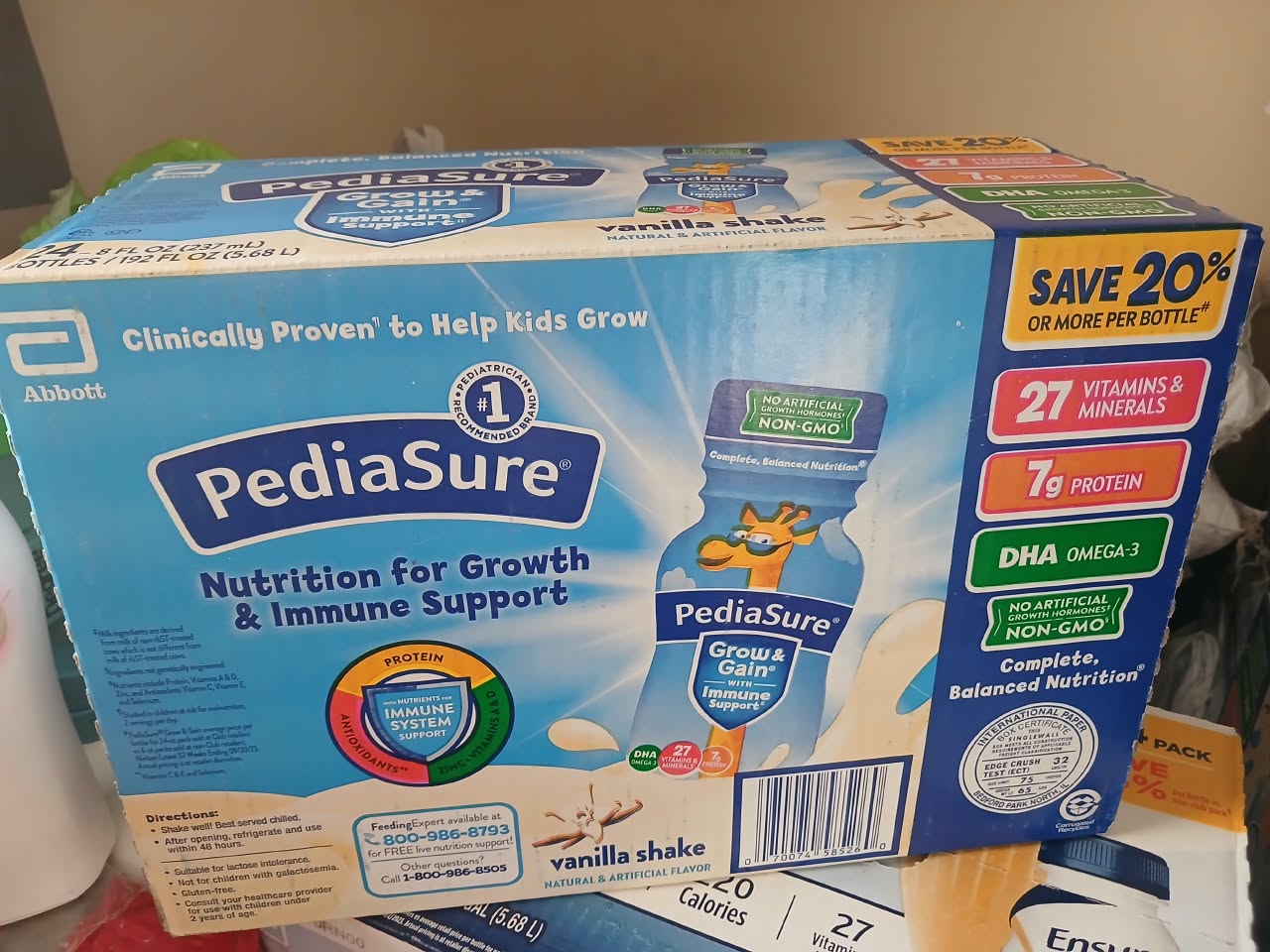 Pediasure protein shake for kids