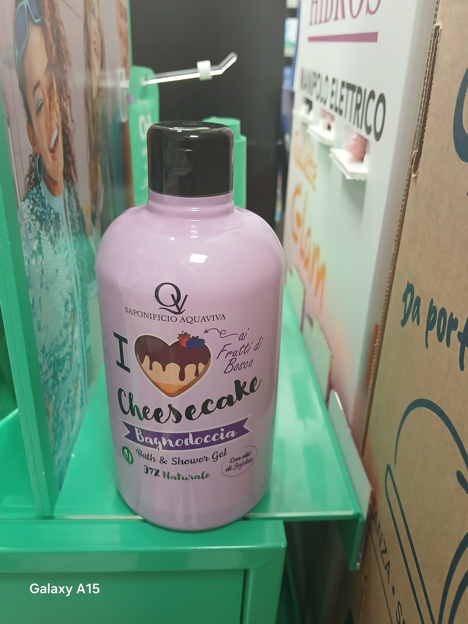 Bathing gel for teenagers