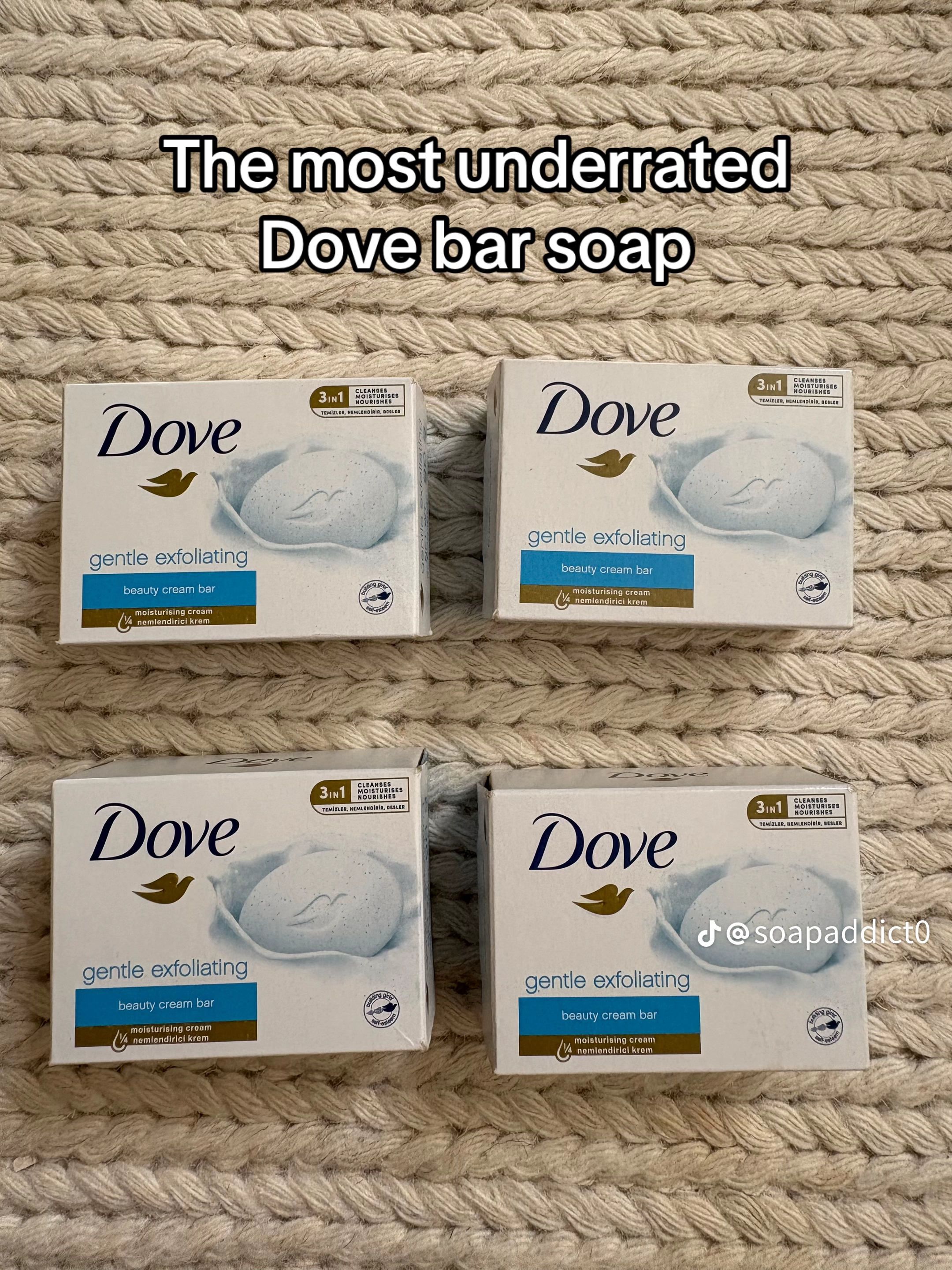 Dove bar soap 2in1