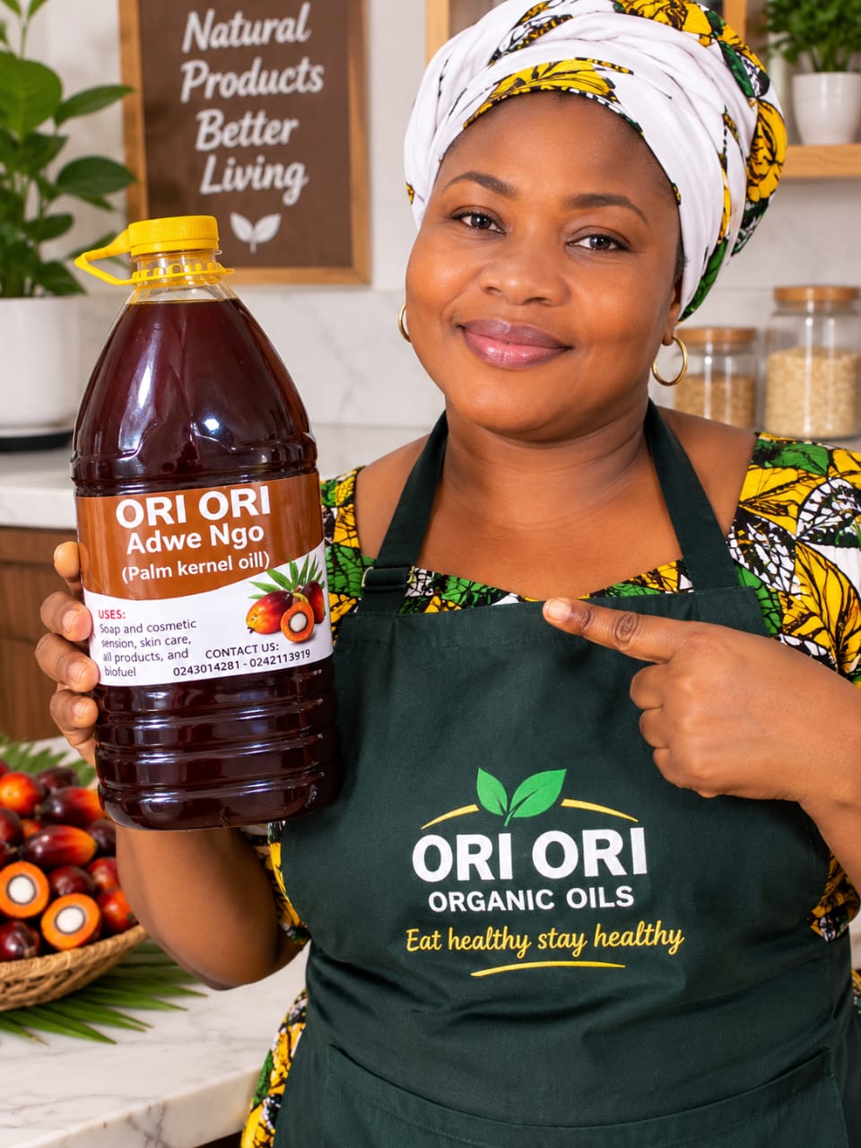 Palm kernel oil adwe ngo