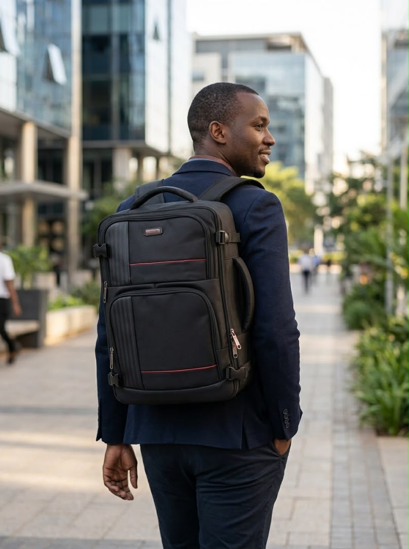 Very large capacity with laptop/books and clothes compartments 