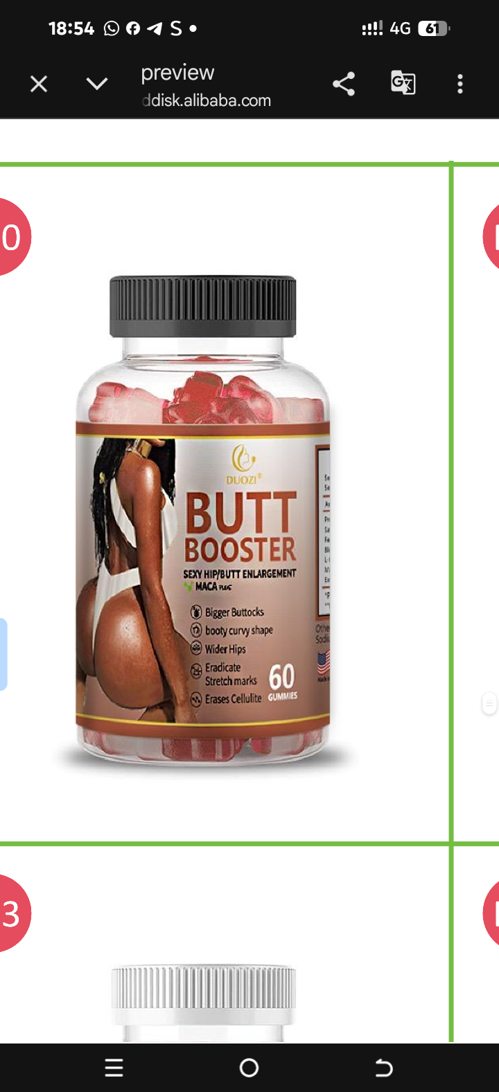 Butter and hip enlargement gummies