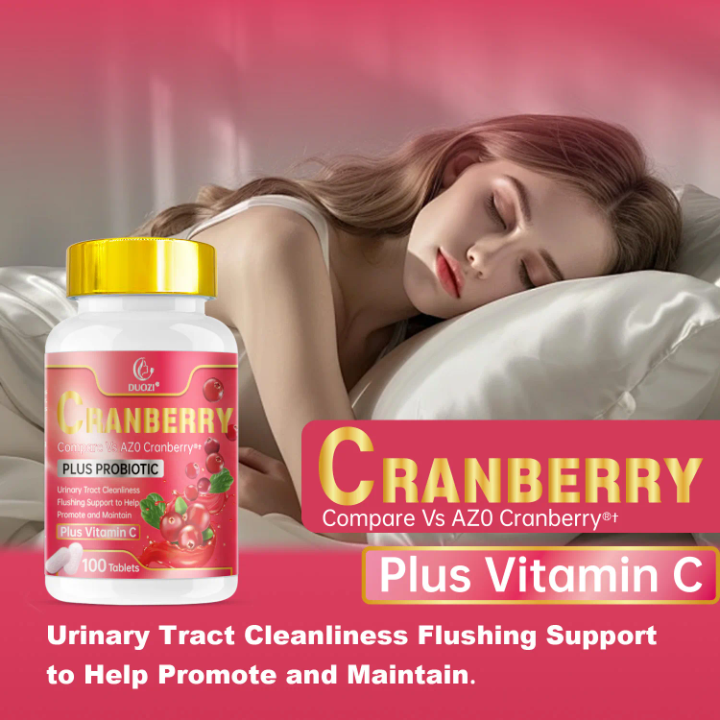 Cranberry plus probiotic plus Vitamin C