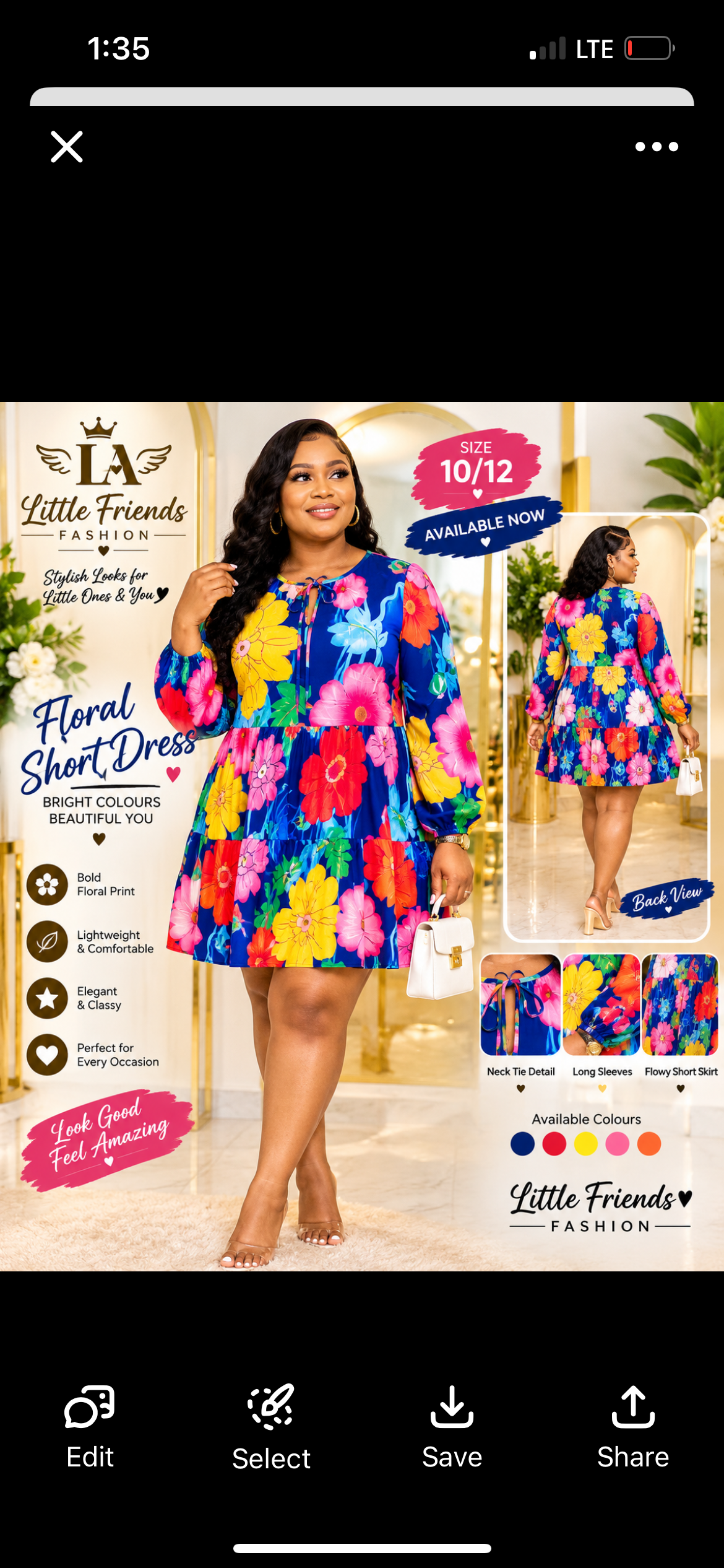 Ladies outing and church wear plus size