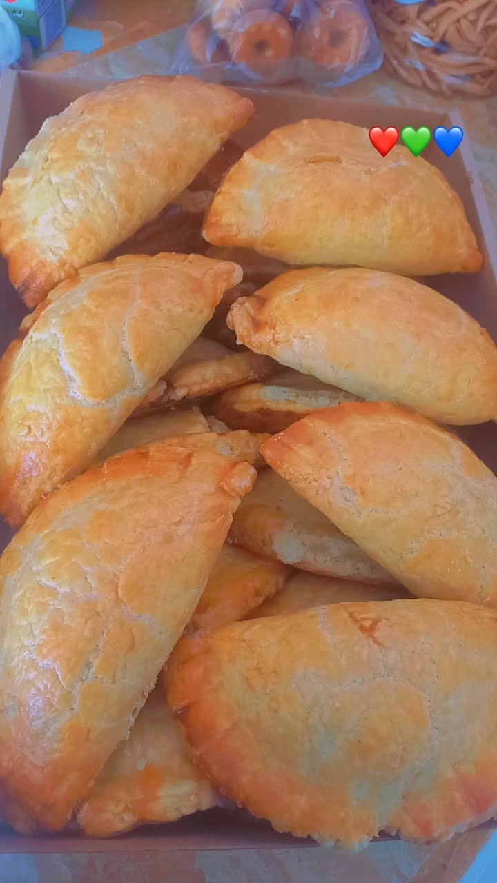 Fish, meat veg Baked pie
