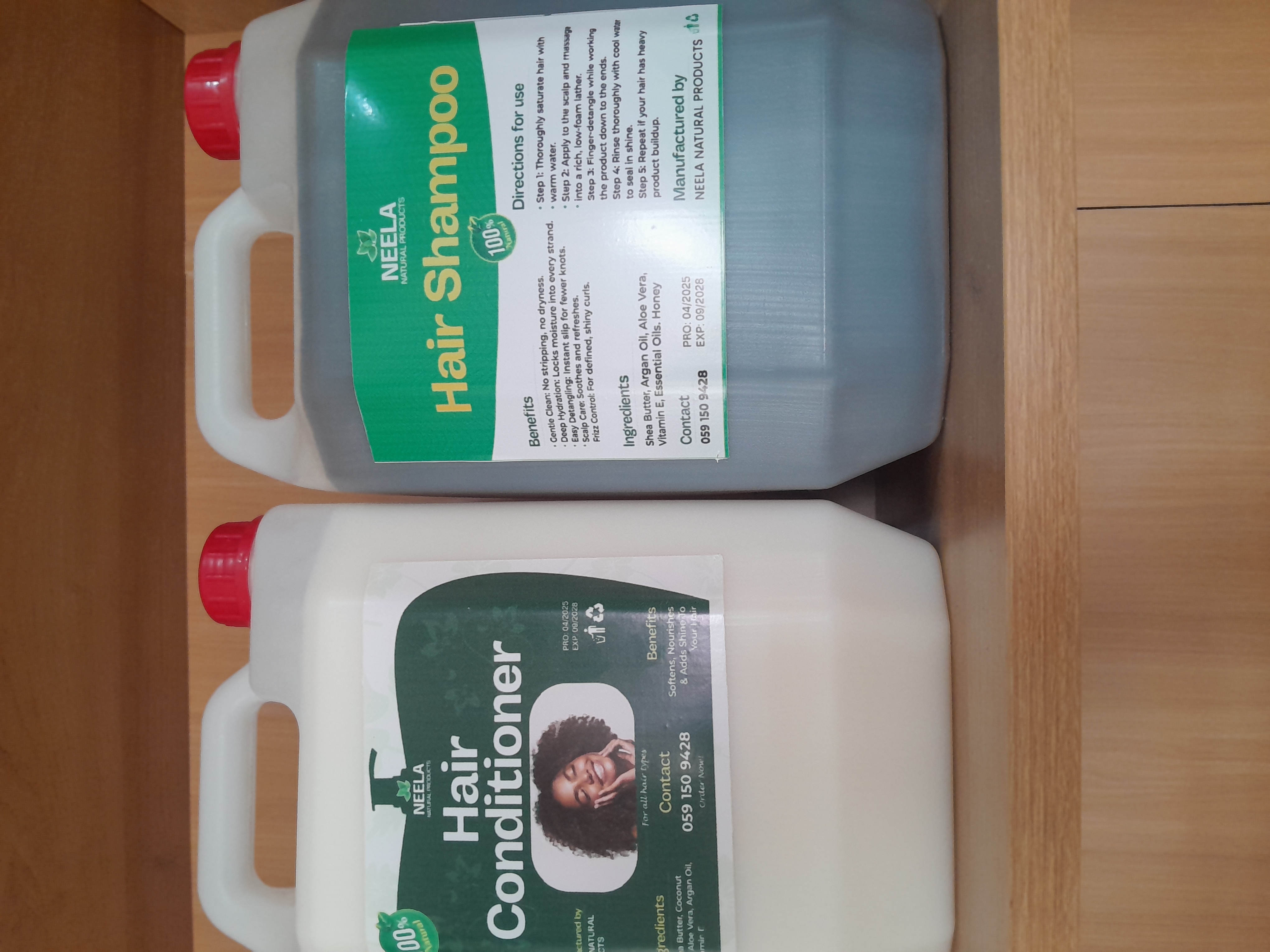 Gallon size Shampoo and conditioner