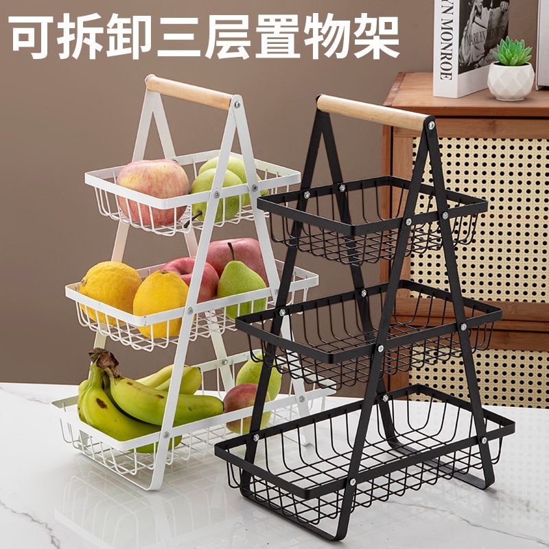 3 tier Multifunctional home storage rack