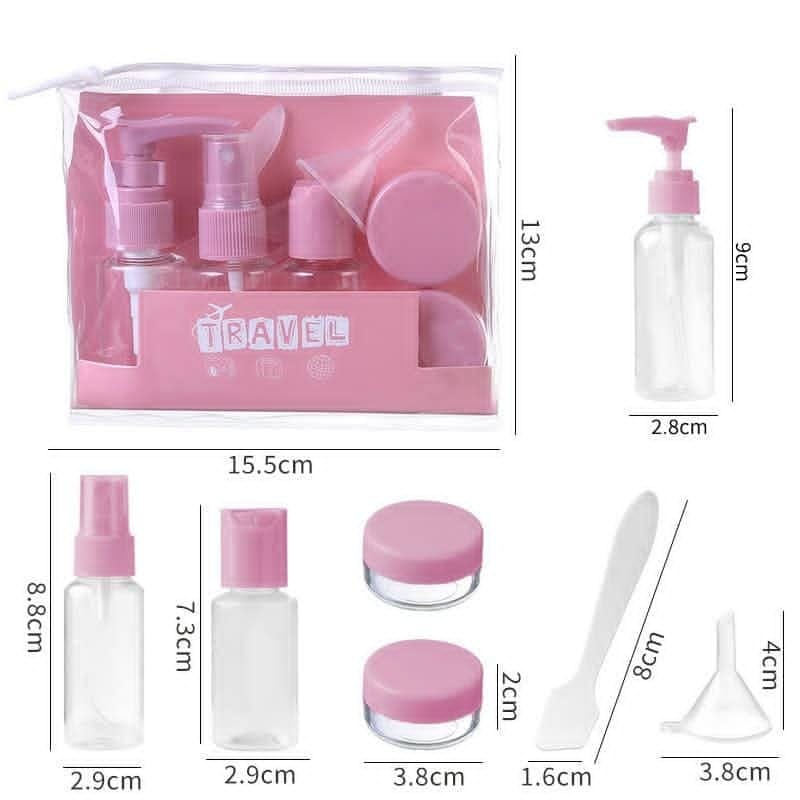 Traveling Cosmetics containers set