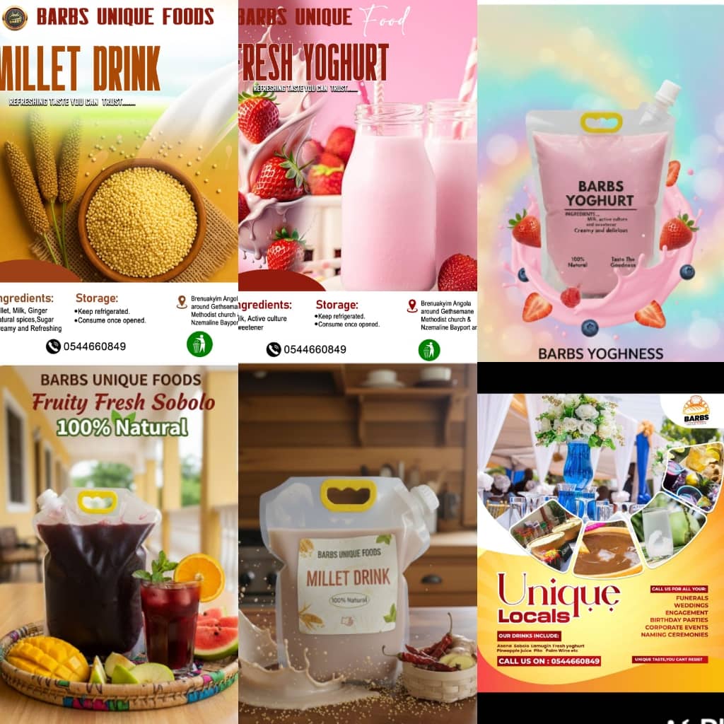 Yoghurt, Sobolo , millet drink 5litres