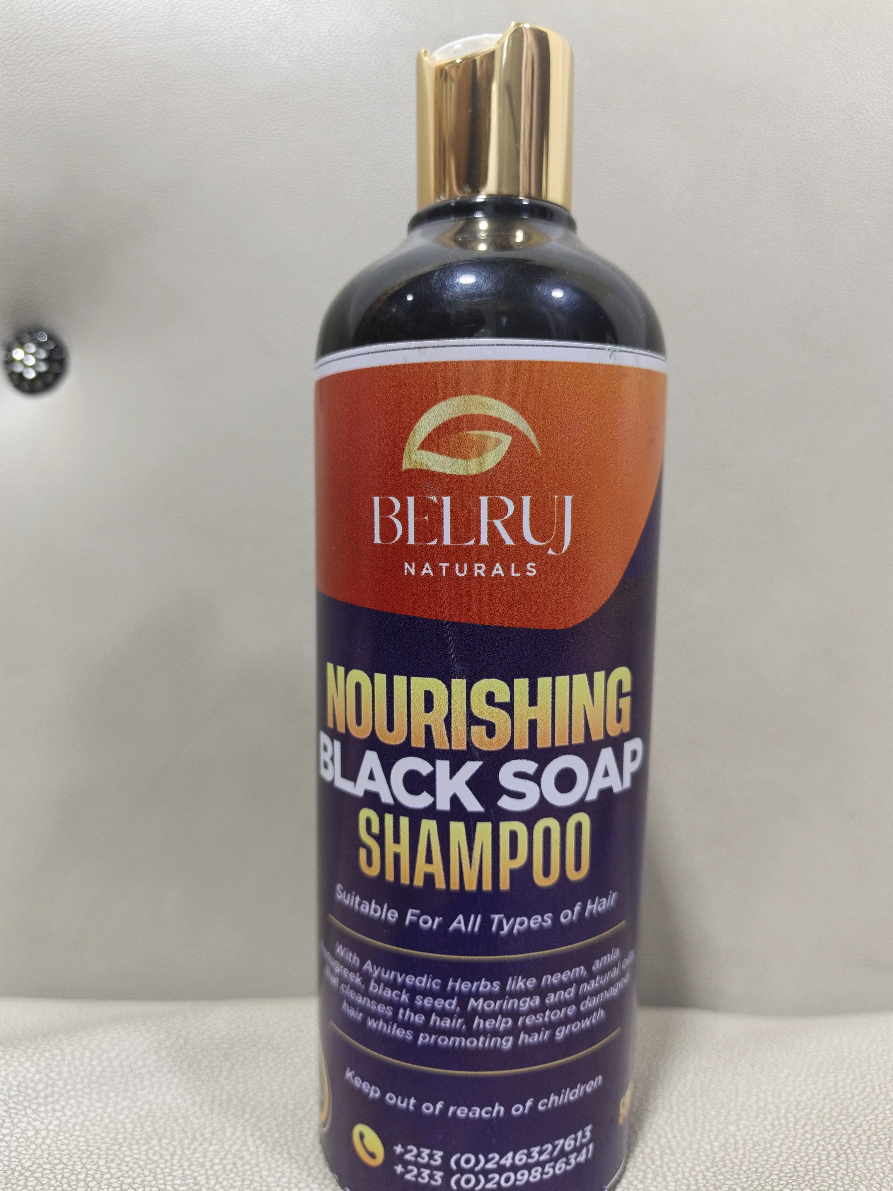 Black Soap hair shampoo