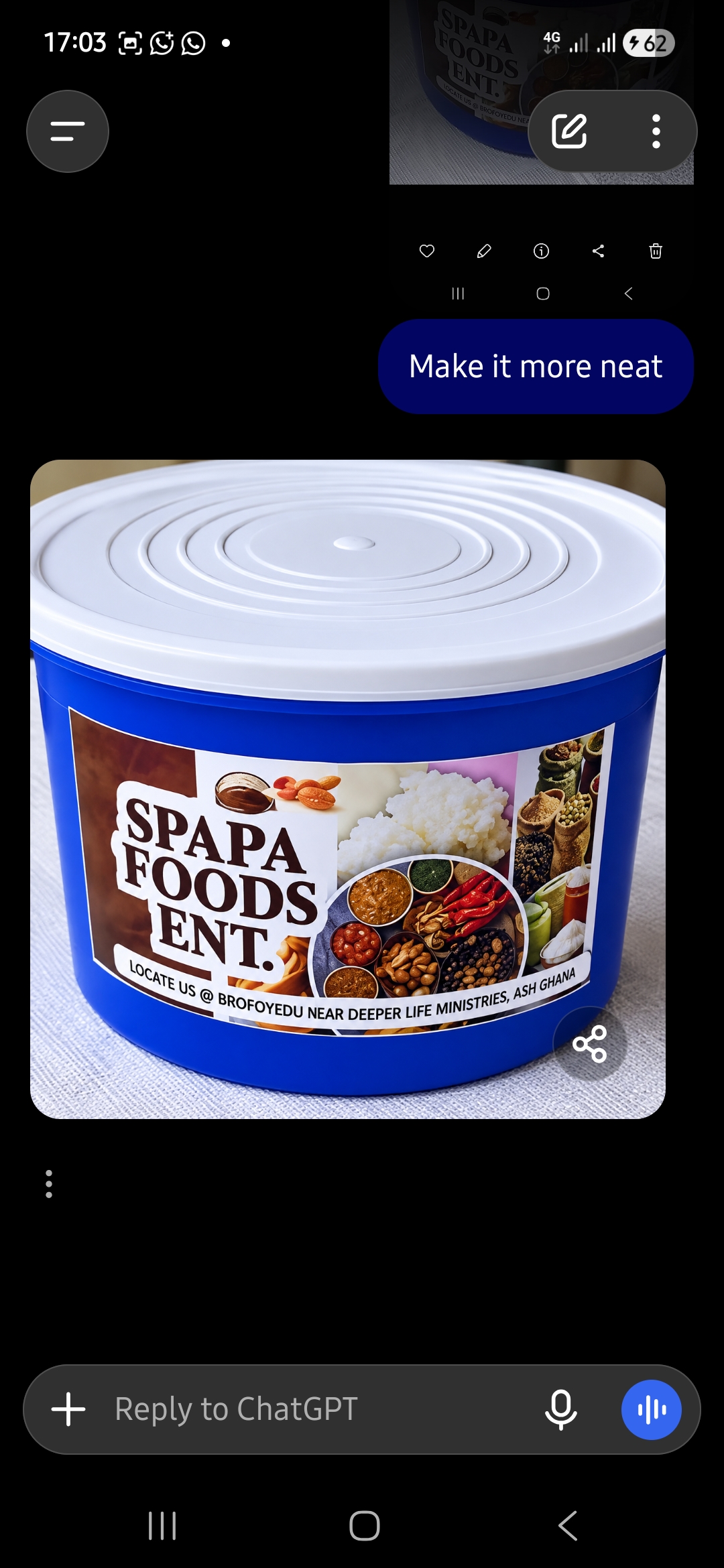 Graundnut paste