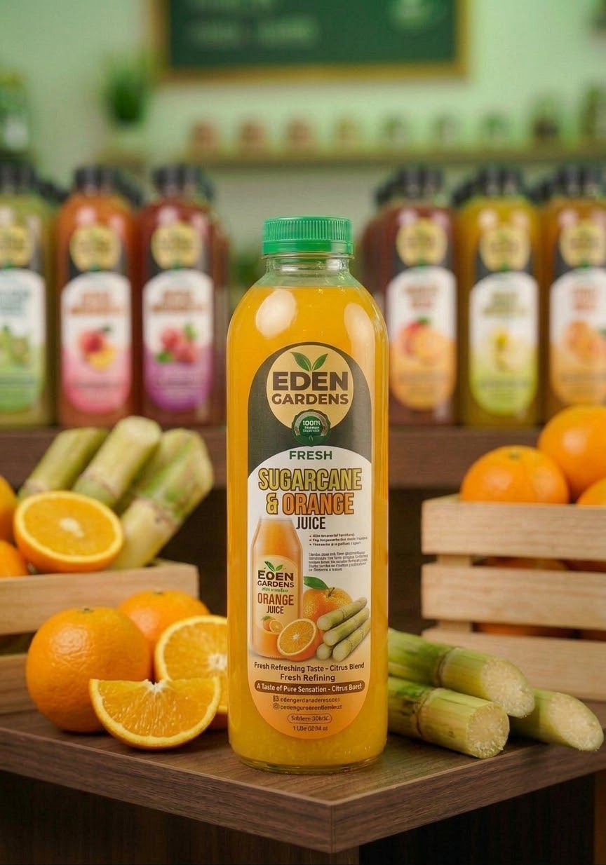 Sugarcane + orange juice