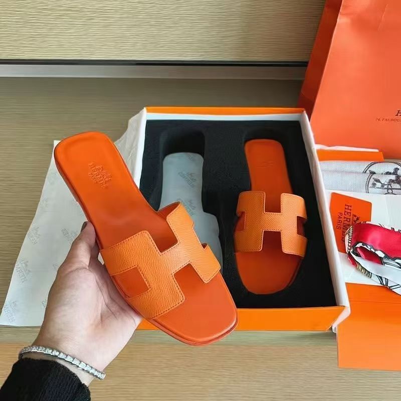Hermes slippers woman