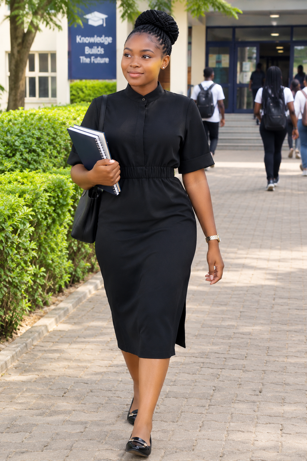Black corporate or student dress size uk 1012