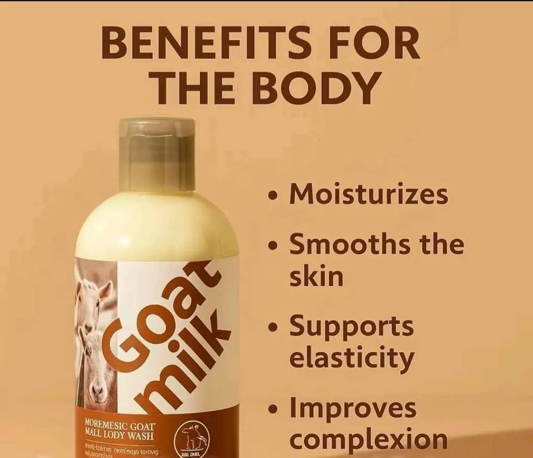 Goat milk wash