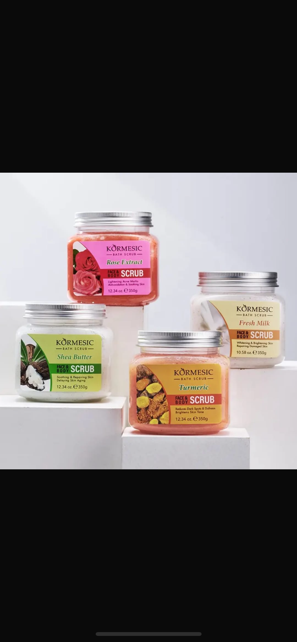 Face and body scrubs
